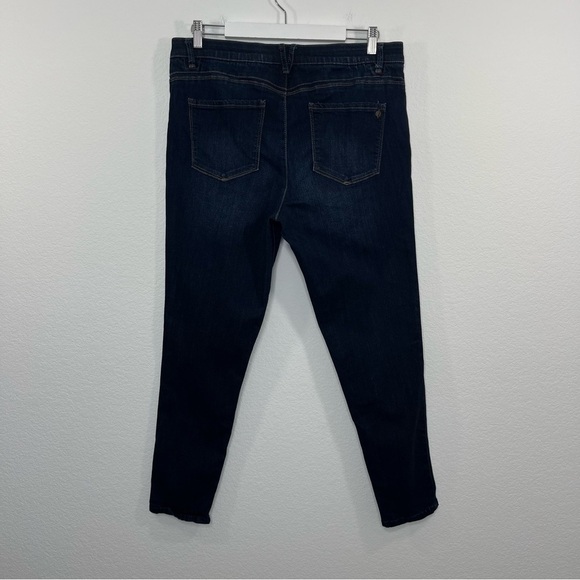 Democracy Skinny Dark Wash size 14 Control top Booty lifting denim - Picture 5 of 8